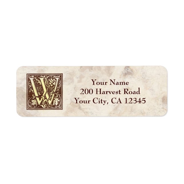 Vintage Monogram W (Front)