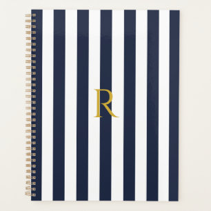 Vintage Monogramme Marine Bleu & Blancs Gratuits