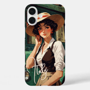 Vintage Monogrammed Case- Mate iPhone 16 Plus Case