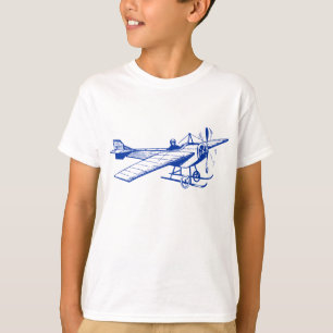 Vintage Monoplane - Navy Blue T-Shirt