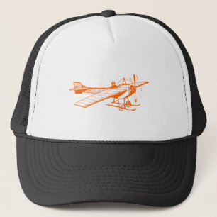 Vintage Monoplane - Orange Trucker Hat
