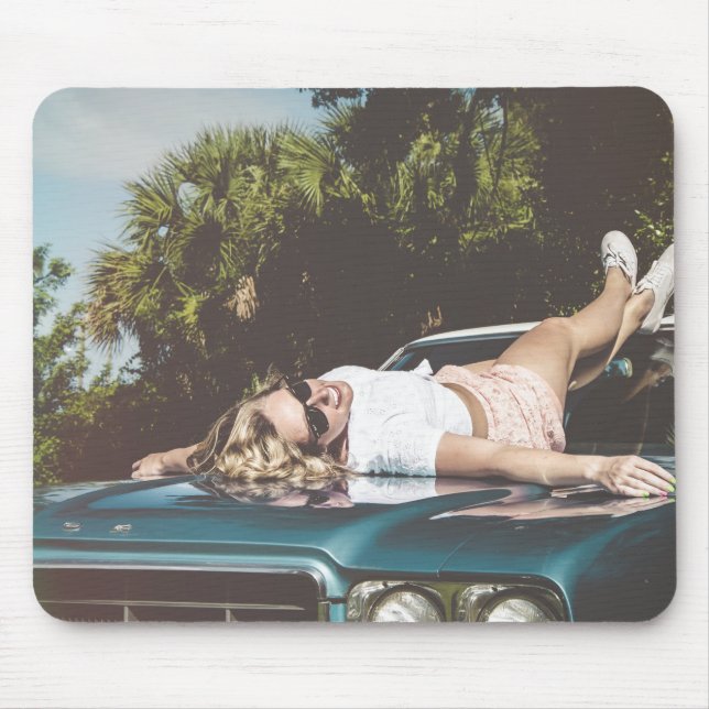 Vintage Monroe Inspired Mouse Pad (Front)