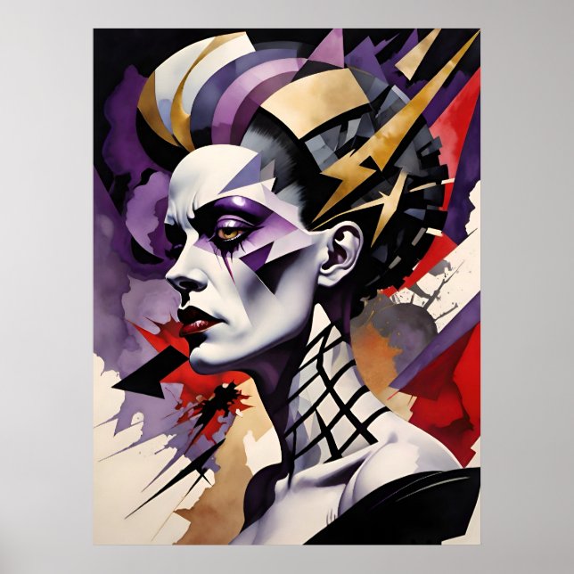 Vintage Monster Bride Poster (Front)