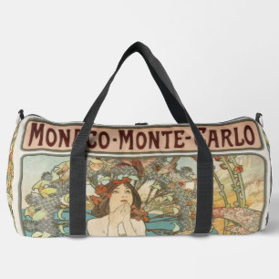 Vintage Mont-Carlo Poster by Alphonse Mucha  Duffle Bag