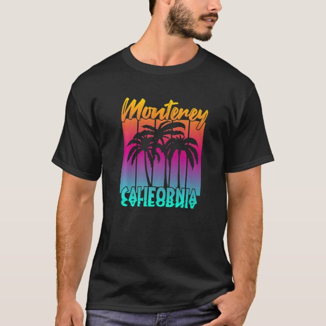 Vintage Monterey California   T-Shirt (Front)