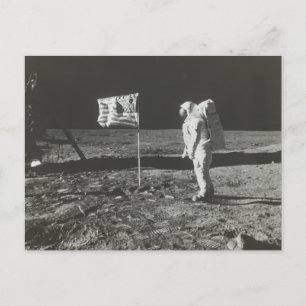 Vintage Moon Landing Postcard
