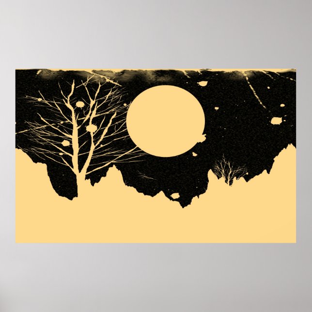 Vintage Moon Night #3 Poster (Front)