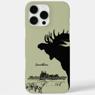 Vintage Moose and Wolf Wildlife -Choose Case Colou