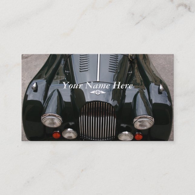 Vintage Morgan Business Card (Front)