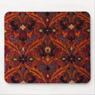 Vintage Moroccan Textile Design Mouse Pad