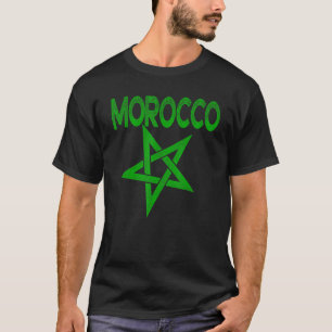 Vintage Morocco  I Love Morocco Map Morocco Soccer T-Shirt