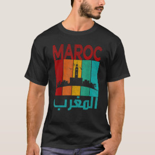 Vintage Morocco I Love Morocco Map Morocco Soccer T-Shirt