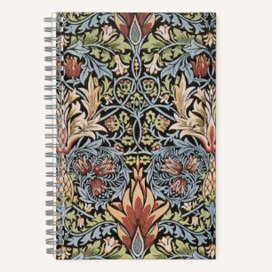 Vintage Morris Floral Pattern GalleryHD Notebook