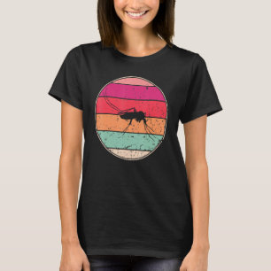 Vintage Mosquito Retro Mosquito Silhouette Animal T-Shirt