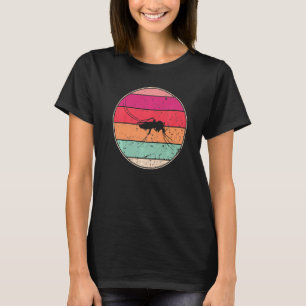 Vintage Mosquito Retro Mosquito Silhouette Animal T-Shirt
