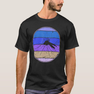 Vintage Mosquito Retro Mosquito Silhouette Mosquit T-Shirt