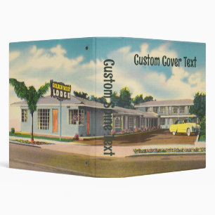 Vintage Motel, Golden West Lodge Hotel with Palms Binder