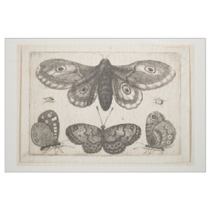 Vintage Moth Butterfly Lepidoptera Tapestry (57) Fabric