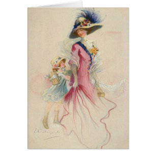 Vintage Mother and Child