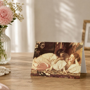 Vintage Mother and Child Art Mother’s Day Card