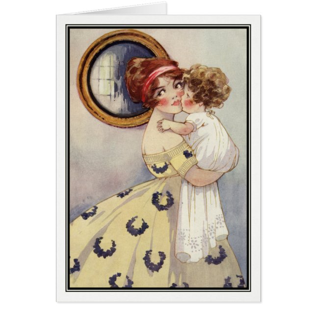 Vintage Mother and Child by Agnes Richardson (Front)