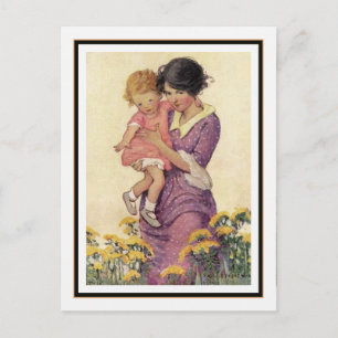 Vintage Mother and Child by Jessie Willcox Smith Postcard