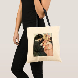 Vintage Mother and Child by Jessie Willcox Smith Tote Bag
