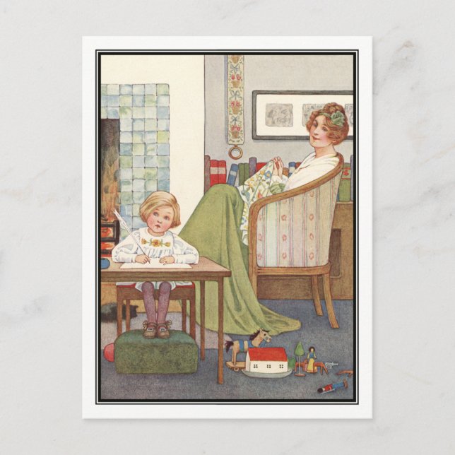Vintage Mother and Child by Millicent Sowerby Postcard (Front)