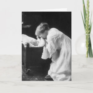 Vintage Mother and Child Card