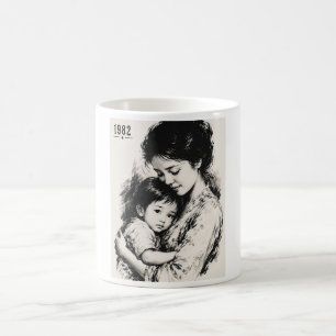 Vintage Mother & Child 1982 Magic Mug