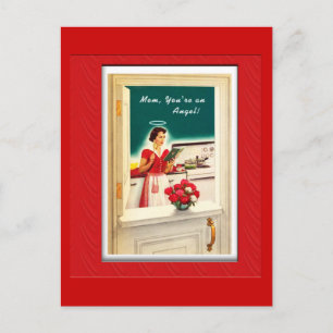 Vintage Mother's Day Angel Postcard