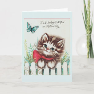 Vintage Mother's Day Card For Aunt