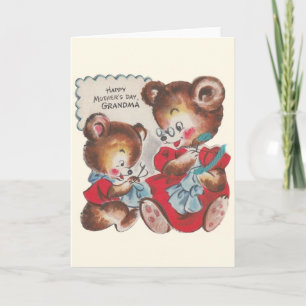 Vintage Mother's Day Card For Grandma
