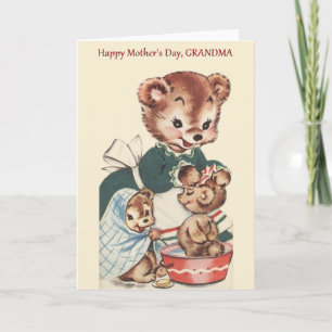 Vintage Mother's Day Card For Grandma