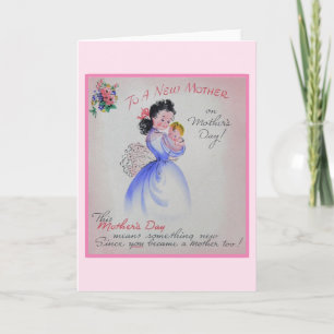 Vintage Mother's Day Card For New Mother