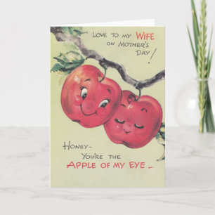 Vintage Mother's Day Card For Wife