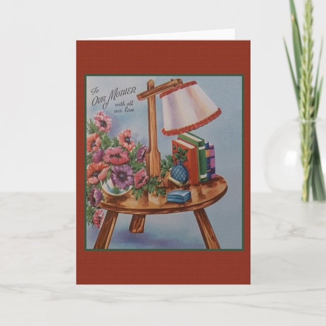 Vintage Mother's Day Greeting Card (Front)