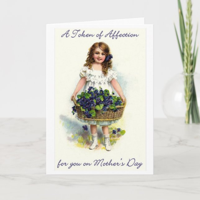Vintage Mother's Day Greeting Card (Front)