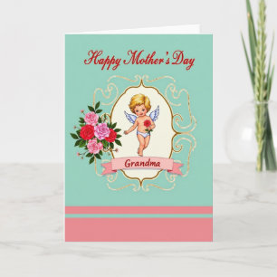 Vintage Mothers Day Wishes Card