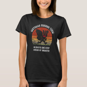 Vintage Mothman Running Team Always Step Ahead of T-Shirt