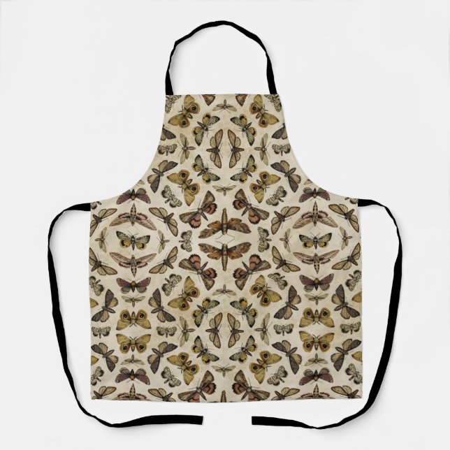 Vintage Moths Apron (Front)