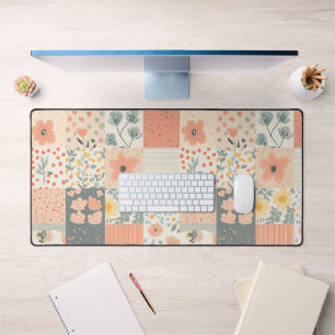 Vintage Motif de Patchwork Floral - Pastel (11)