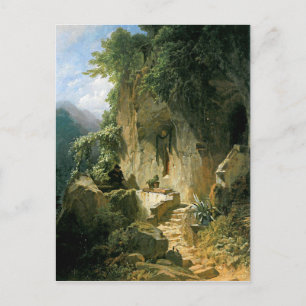 Vintage Motive - Hermit with Violin Postcard