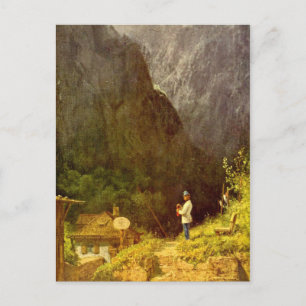 Vintage Motive - Tyrolean Toll House Postcard