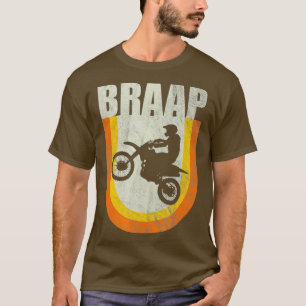 Vintage Motocross Classic 70s Dirt Bike Braap T-Shirt