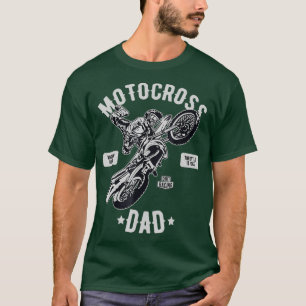 Vintage Motocross Dad  Dirt Bike Racing Dirtbike T-Shirt