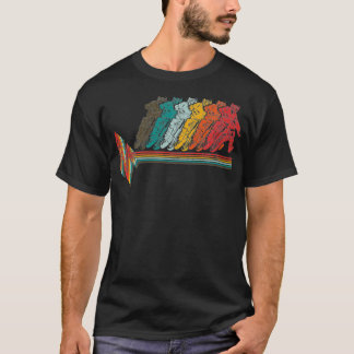 Vintage Motocross Heartbeat Retro DirtBike for T-Shirt