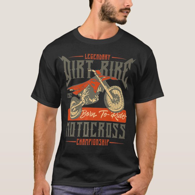 Vintage motocross legend Premium T-Shirt (Front)