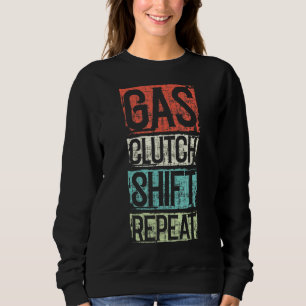 Vintage Motocross Off Road And Dirt Bike Rider Dir Sweatshirt