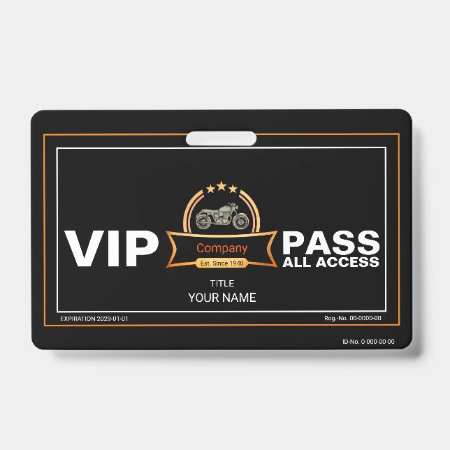 Vintage Motorcycle Badge (Front)